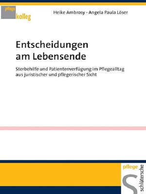 cover image of Entscheidungen am Lebensende